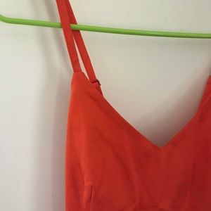 Greek Pop of Orange Dress